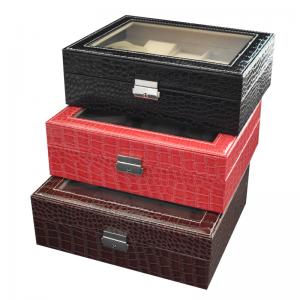 10grids CROCO flat lock watch box