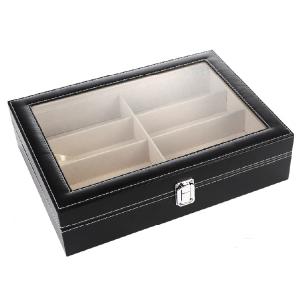 8grids PU eyewear box(none lock)