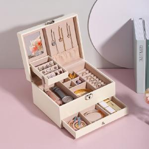 Rectangular automatic disc jewelry box