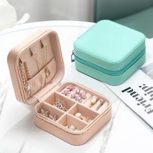 Simple PU jewelry box